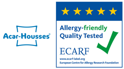 logo Acar-Housses® et logo ECARF