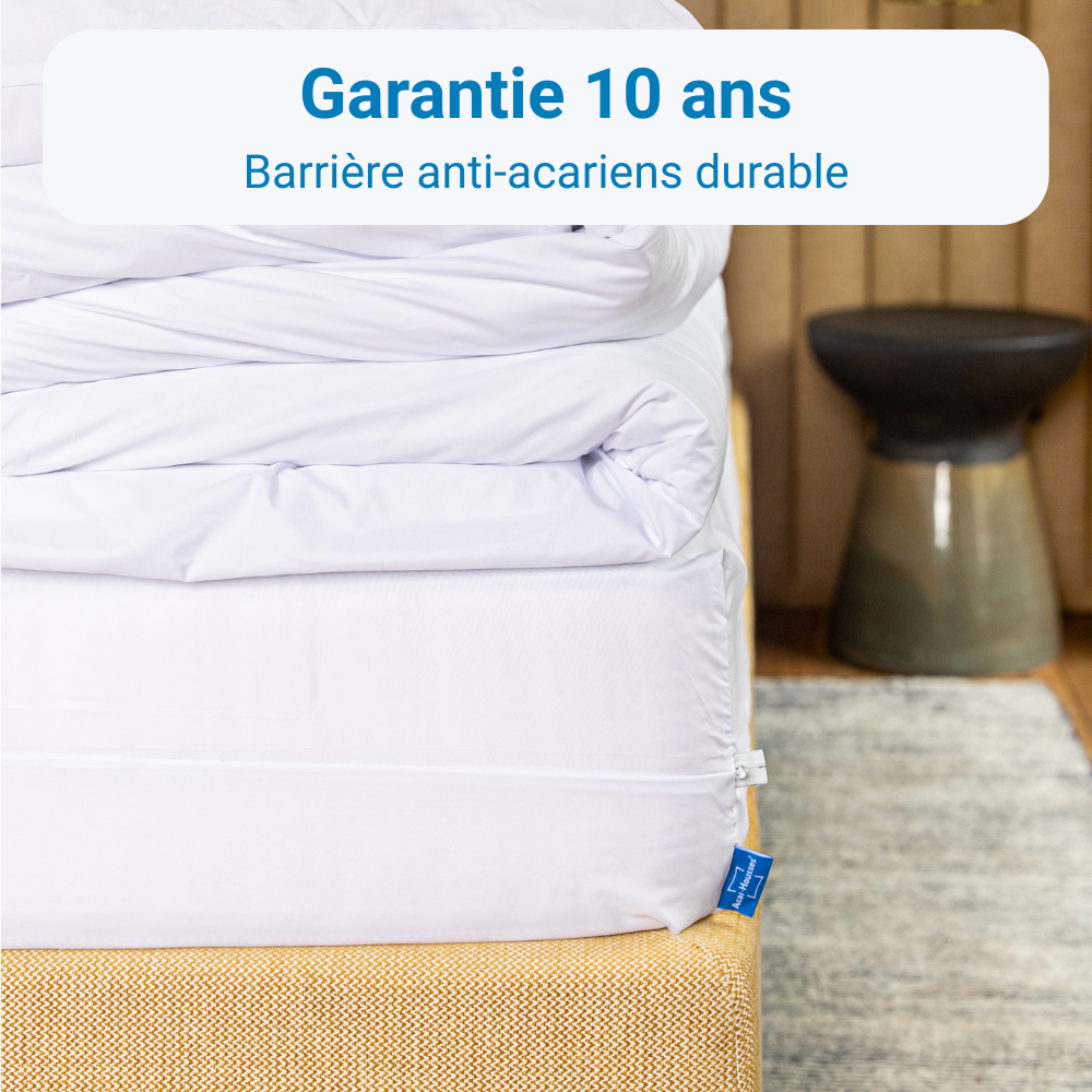 Housse anti-acariens Acar-Housses® garantie 10 ans avec barrière anti-acariens durable