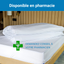 Housse anti punaises de lit de couette disponible en pharmacie. Demandez conseil à votre pharmacien.