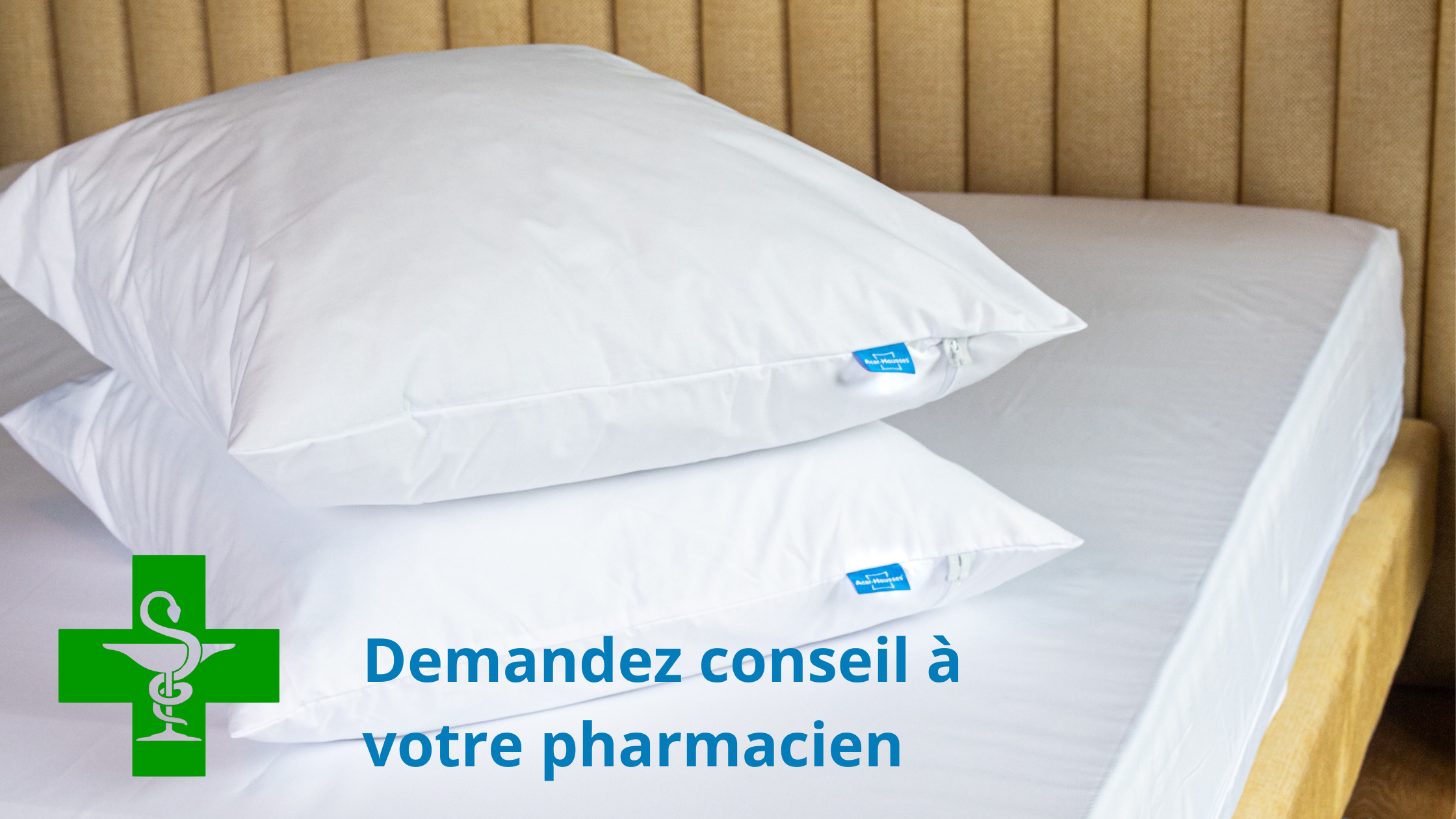 Housse anti acariens disponible en pharmacie